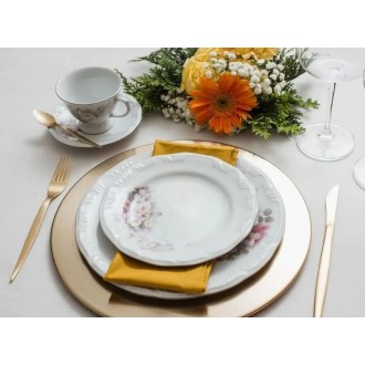 Prato Raso Pomerode Eterna Schmidt Branco 26cm